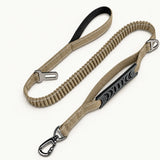 Khaki bungee leash