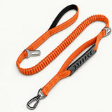 Orange bungee leash