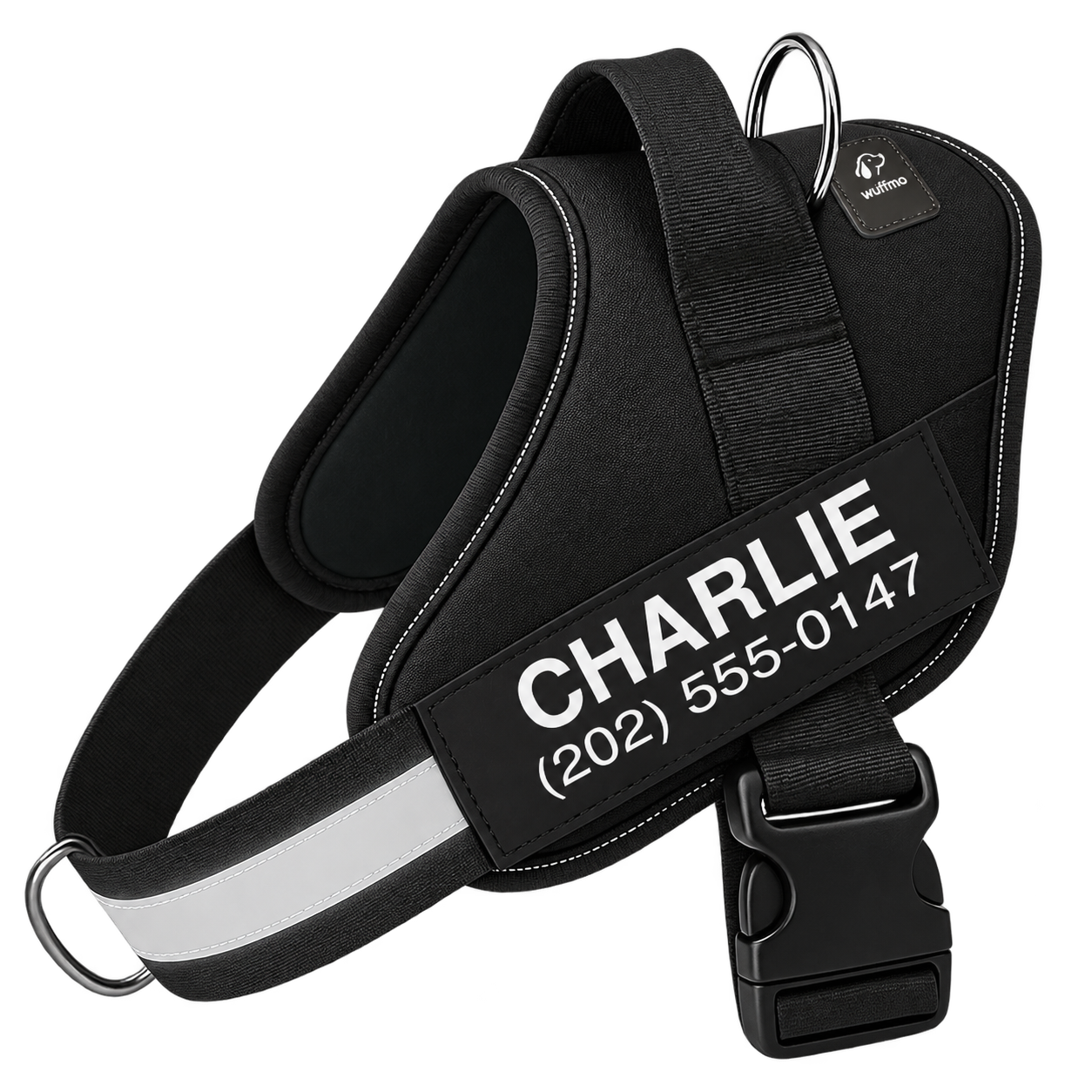 Black Wuffmo ErgoWalk harness
