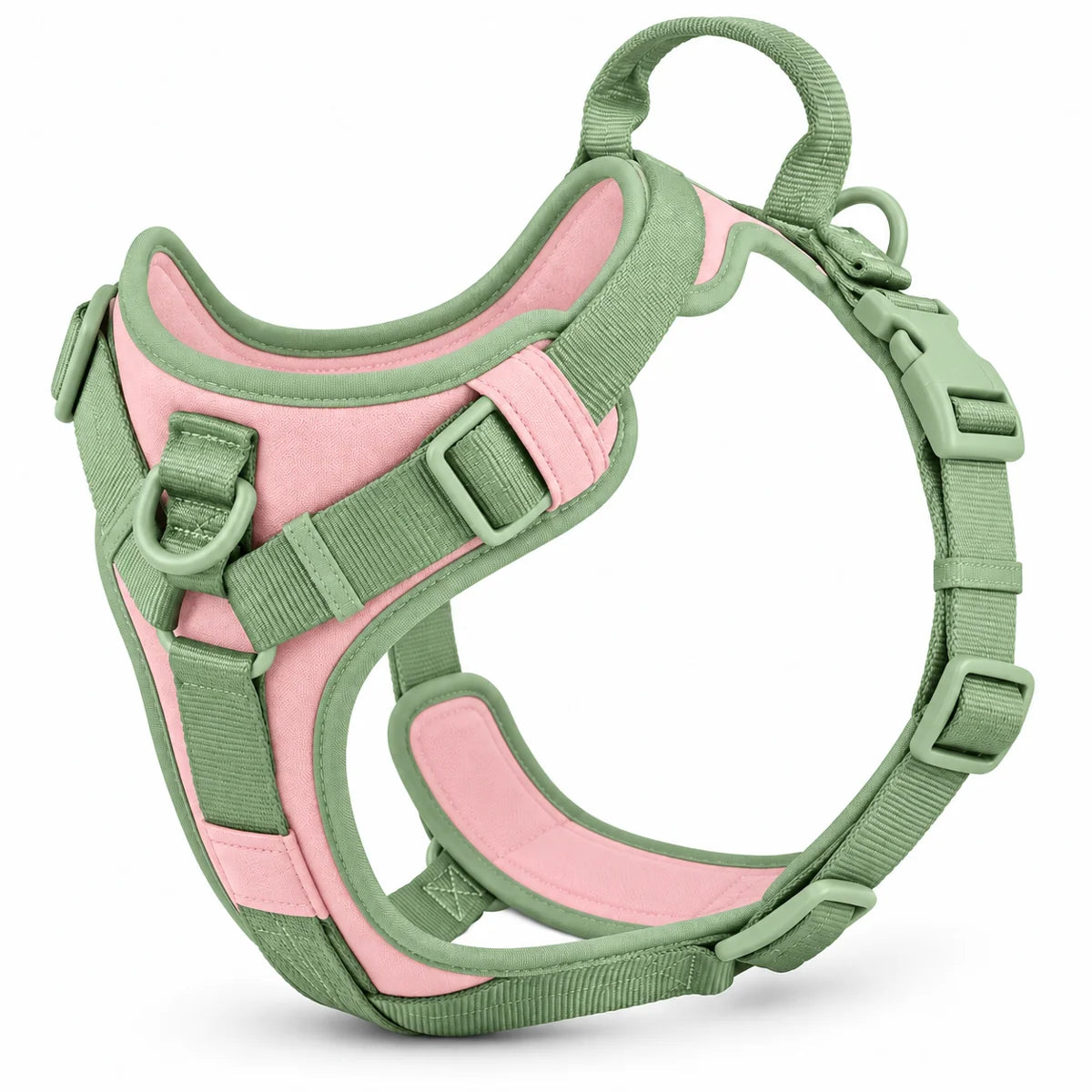 Adjustable Forma Support Harness straps, quick-release buckle and top handle